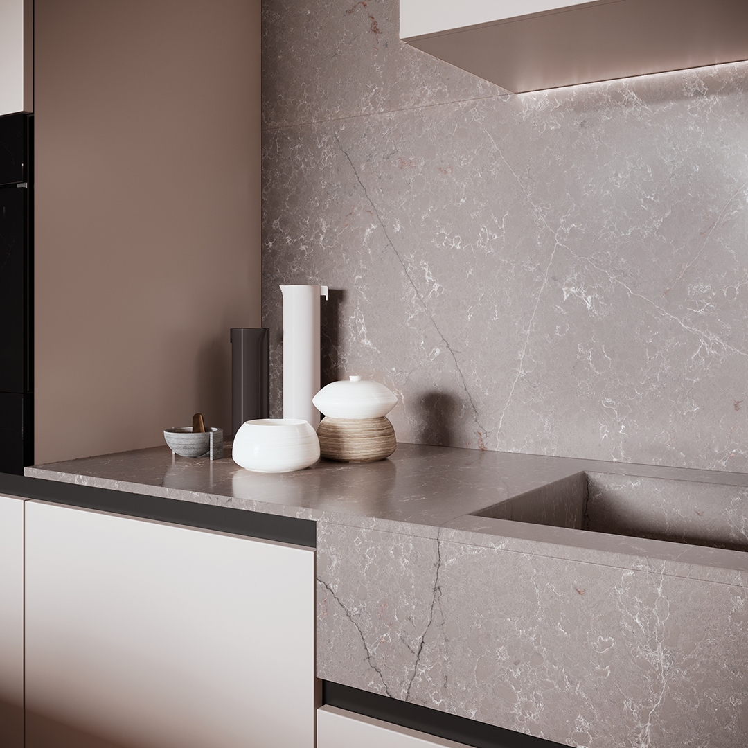 Jetstone Composiet keukenblad Garrigue, ASWA Keukens